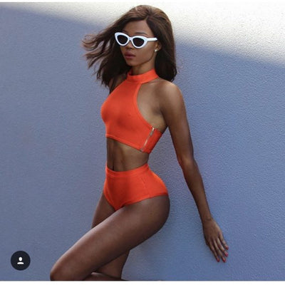Persian Orange Sexy Bikini Sets - IvyEkongFashion