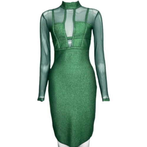 long sleeve bodycon bandage dress Long Sleeve Bodycon Bandage Dress