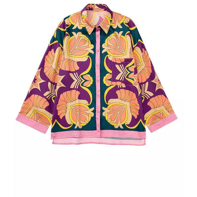 IvyEkongFashion MARRAKECH Printed Floral  Shirt